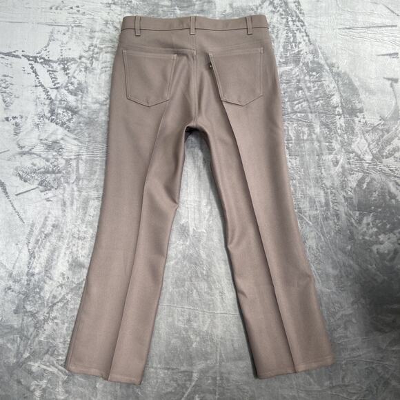 Vintage New Levi's Western Ranch Pants Men's 38x30 Taupe Brown Pants - Picture 2 of 9
